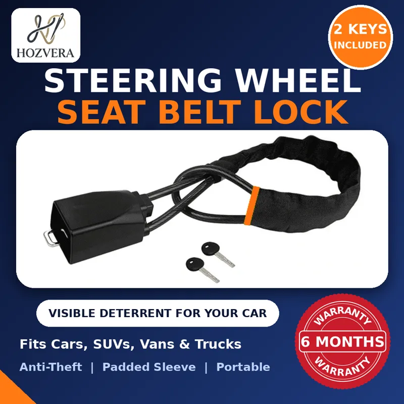 Hozvera Anti-Theft Steering Wheel Lock